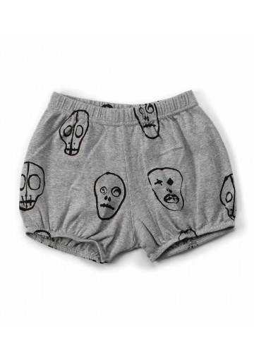 Skull Mask Yoga Shorts