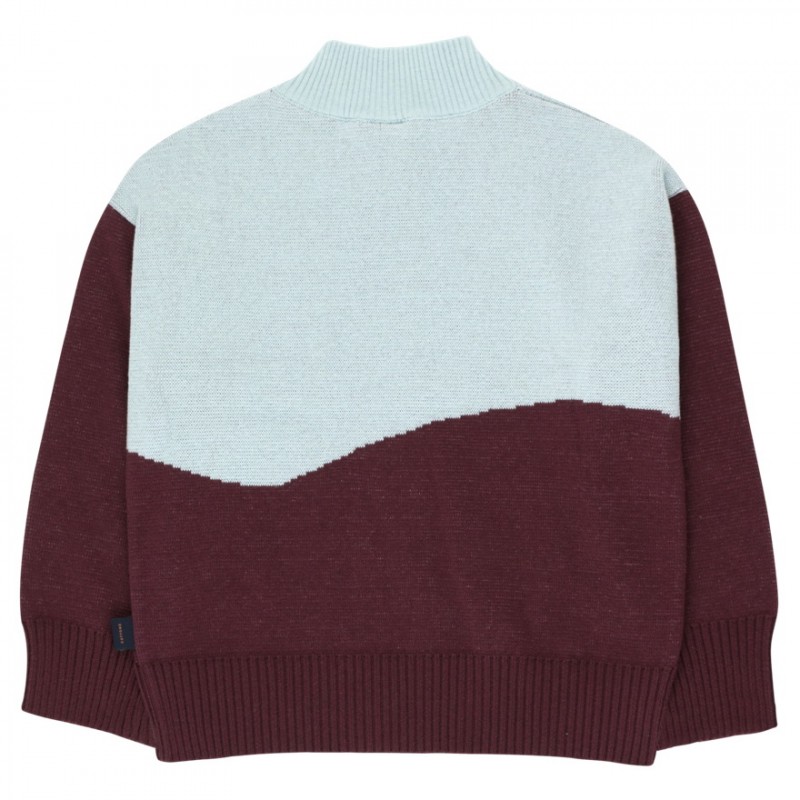 sunset curve sweater