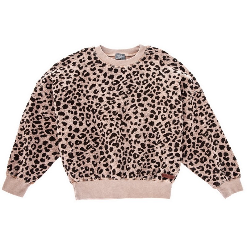 Tocoto Vintage Animal Print Sweatshirt