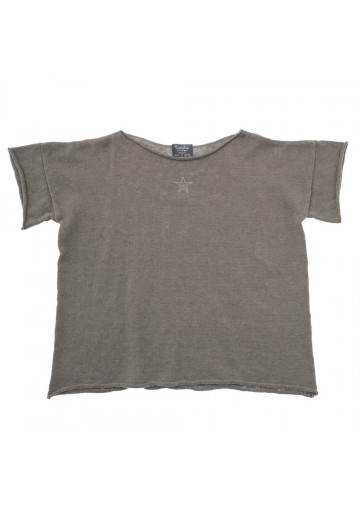 Plain Knit T-shirt