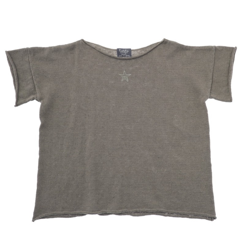 Tocoto Vintage Plain Knit T-shirt