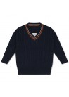 Knit V Neck Sweater
