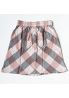 A-Line Plaid Long Skirt