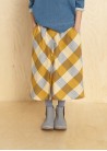 A-Line Plaid Long Skirt