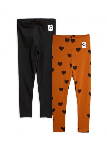 Basic Hearts Leggings 2-Pack