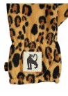 Basic Leopard Fleece Mittens