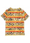 Leopard Stripe AOP SS Tee