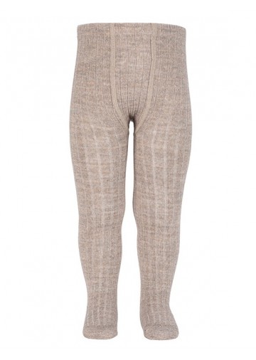 Merino Wool-Blend Rib Tights
