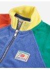 Terry Cloth Zipped Sweatshirt