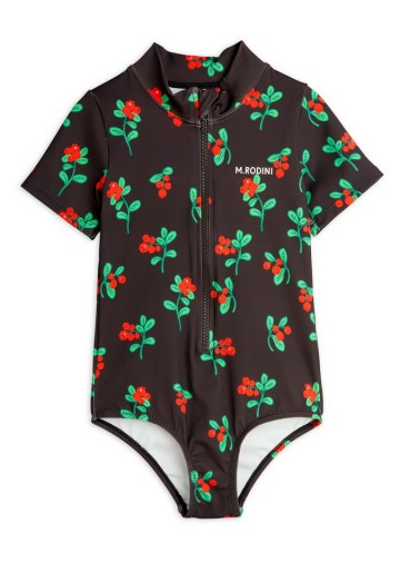 Lingonberries AOP SS Swimsuit