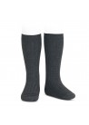 Basic Rib Knee High Socks