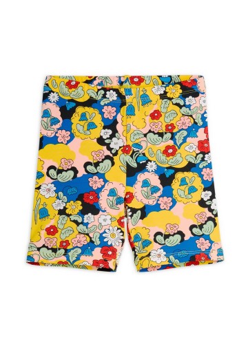Flowers AOP Bike Shorts