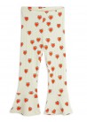 Outlined Hearts AOP Flared Trousers