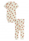 Outlined Hearts AOP Baby Set