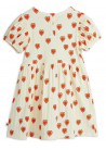 Outlined Hearts AOP SS Dress
