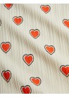 Outlined Hearts AOP SS Dress