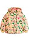 Alpine Flowers AOP Hooded Puffer Jacket
