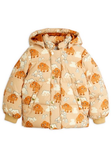 Mammoths AOP Hooded Puffer Jacket