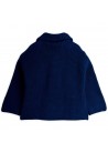 Panda Patch Chunky Knit Half Zip Sweater