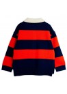 Clover Emb Knitted Rugby Sweater