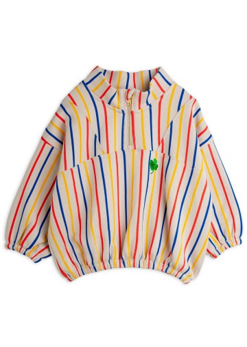 Clover Emb Half Zip Sweatshirt