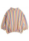 Clover Emb Half Zip Sweatshirt