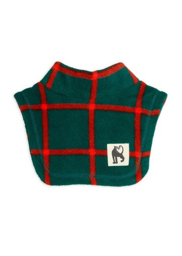 Plaid AOP Fleece Turtleneck