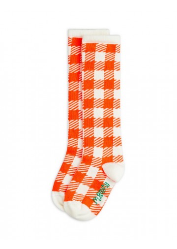 Gingham Knee High Socks