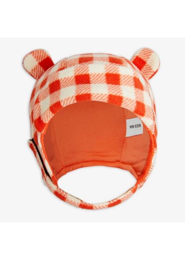 Gingham AOP Fleece Hat