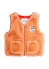 Ritzratz Patch Faux Fur Vest