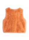 Ritzratz Patch Faux Fur Vest