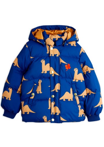 Dinos AOP Hooded Puffer Jacket