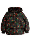 Lingonberries AOP Hooded Puffer Jacket