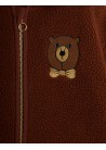 Bear Emb Pile Jacket