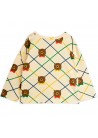Bear Check AOP LS Tee