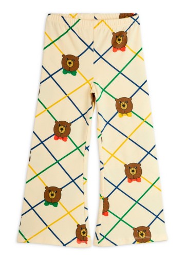 Bear Check AOP Flared Trousers