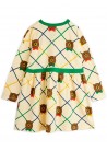 Bear Check AOP LS Dress
