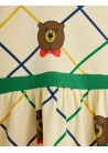 Bear Check AOP LS Dress