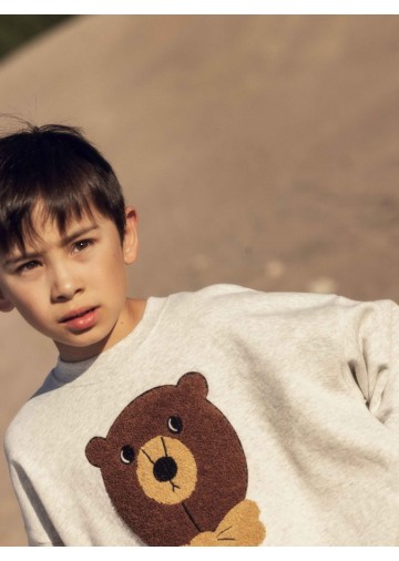 Bear Chenille Sweatshirt