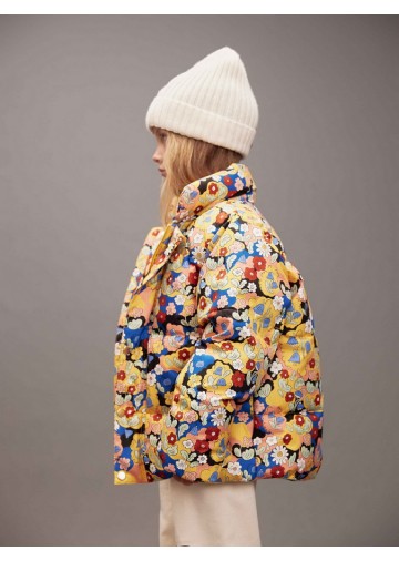 Flowers AOP City Puffer Jacket