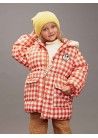 Ritzratz Patch Gingham AOP Heavy Puffer Jacket