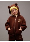 Bear Emb Pile Jacket