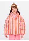 Retro Stripes Short Padded Jacket