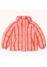Retro Stripes Short Padded Jacket