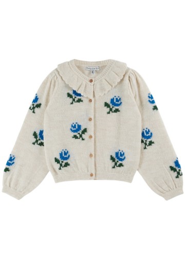 Cardigan Fleurs