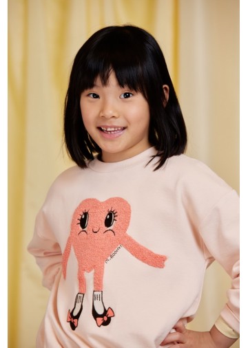 Heart In Shoes Chenille Sweatshirt