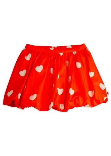 Hearts AOP Woven Balloon Skirt