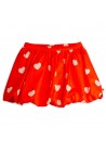 Hearts AOP Woven Balloon Skirt