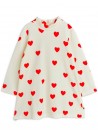 Hearts AOP Velour Dress