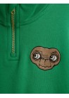 E.T. Emb Half Zip Sweatshirt